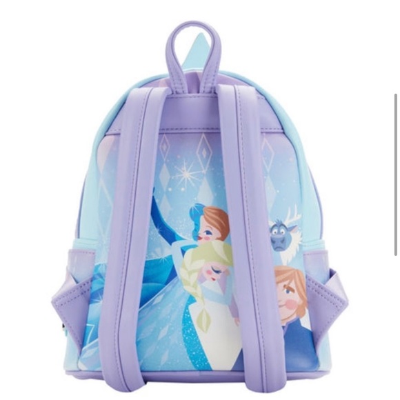 Loungefly Frozen Princess Elsa ice castle backpack - Picture 4 of 9